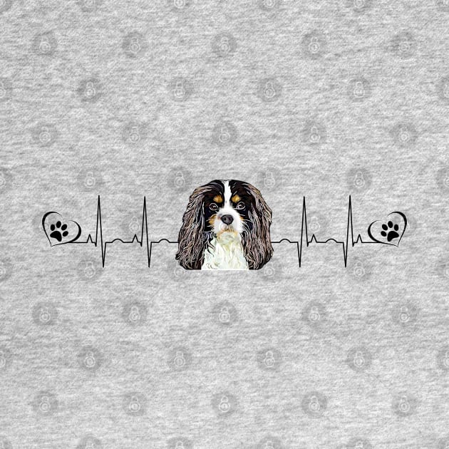 My Heart Beats for my Tri-Colored Cavalier King Charles Spaniel by Cavalier Gifts